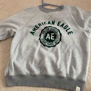 American Eagle Grey S Crewneck